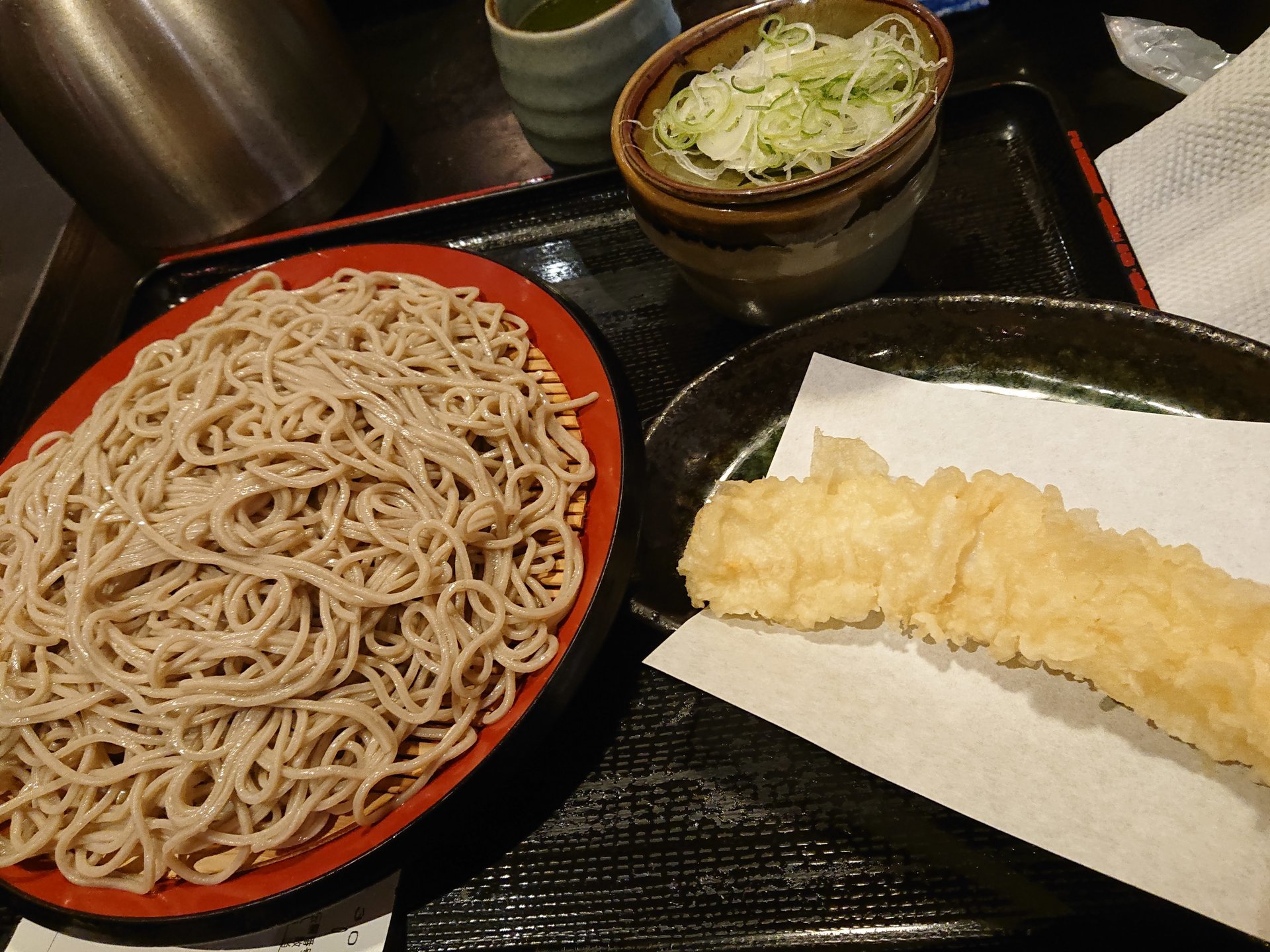 味奈登庵 天理ビル店で盛り蕎麦といか天 横浜駅周辺 時々あちらこちら 孤独のワンコインランチ日記