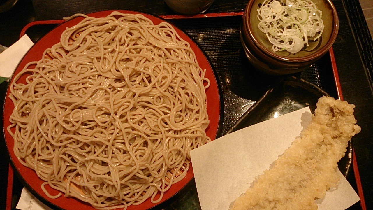 味奈登庵 天理ビル店で盛りと穴子天 横浜駅周辺 時々あちらこちら 孤独のワンコインランチ日記